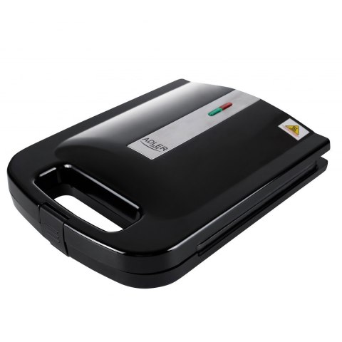 Adler Sandwich Maker AD 3055 200 W, Number of plates 4, Black