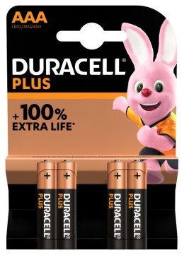 Duracell Plus MN2400 AAA, Alkaline, 4 pc(s)