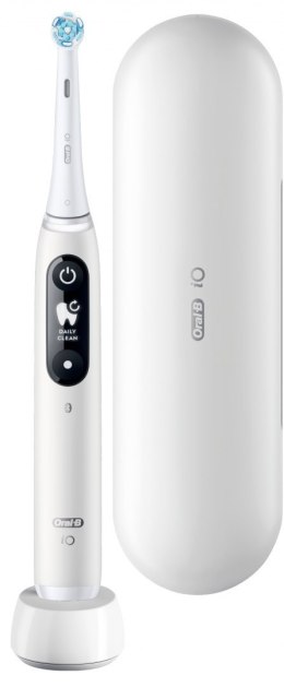 Oral-B Toothbrush iO Series 6 Rechargeable, For adults, Number of brush heads included 1, Number of teeth brushing modes 5, Whit