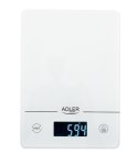 Adler Kitchen scales AD 3170 Maximum weight (capacity) 15 kg, Graduation 1 g, Display type LCD, White