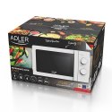 Adler Microwave Oven AD 6205 Free standing, 700 W, White, 5, Defrost, 20 L