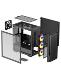 Deepcool MID TOWER CASE CG540 Side window, Black, Mid-Tower, Power supply included No