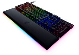 Razer Huntsman V2 Optical Gaming Keyboard RGB LED light, QWERTY US International, Wired, Black, Clicky Purple Switch, Numeric ke