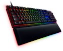 Razer Huntsman V2 Optical Gaming Keyboard RGB LED light, QWERTY US International, Wired, Black, Clicky Purple Switch, Numeric ke