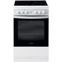 INDESIT Cooker IS5V8GMW/E	 Hob type Vitroceramic, Oven type Electric, White, Width 50 cm, Grilling, 57 L, Depth 60 cm