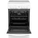 INDESIT Cooker IS5V8GMW/E	 Hob type Vitroceramic, Oven type Electric, White, Width 50 cm, Grilling, 57 L, Depth 60 cm