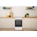 INDESIT Cooker IS5V8GMW/E	 Hob type Vitroceramic, Oven type Electric, White, Width 50 cm, Grilling, 57 L, Depth 60 cm