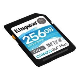 Kingston Canvas Go! Plus 256 GB, SD, Flash memory class 10