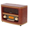 Adler Retro Radio AD 1187	 Display LCD, AUX in, Wooden, Alarm function