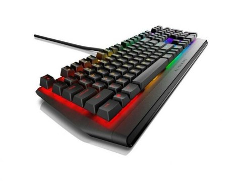 Dell Alienware RGB AW410K Mechanical Gaming Keyboard, RGB LED light, QWERTY US International, Wired, Dark side of the moon, CHER Dell Alienware RGB AW410K Mechanical Gaming Keyboard, RGB LED light, QWERTY US International, Wired, Dark side of the moon, CHER