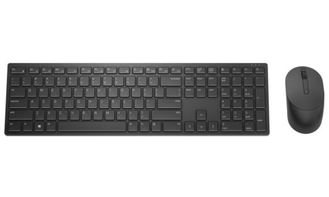 Dell Pro Keyboard and Mouse KM5221W Wireless, Wireless (2.4 GHz), Batteries included, Estonian (QWERTY), Black