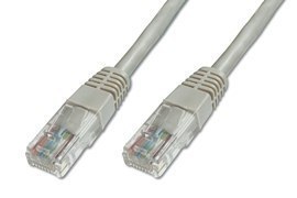 ACC Patch cable UTP CAT 5e, 10 m, Grey