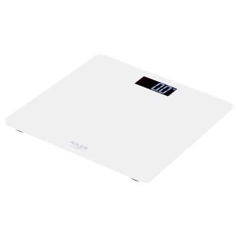 Adler Bathroom scale AD 8157w Maximum weight (capacity) 150 kg, Accuracy 100 g, Body Mass Index (BMI) measuring, White