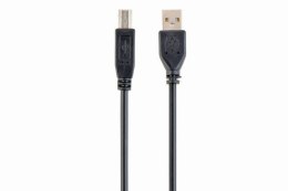 Gembird Cable USB2 AM-BM 1 m, Black, USB B, USB A