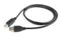 Gembird Cable USB2 AM-BM 1 m, Black, USB B, USB A