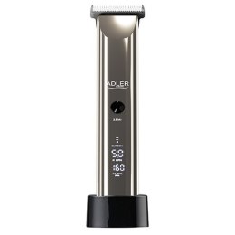 Adler Hair Clipper AD 2834 Cordless or corded, Number of length steps 4, Silver/Black