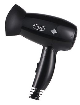 Adler Hair Dryer AD 2251 1400 W, Number of temperature settings 2, Black