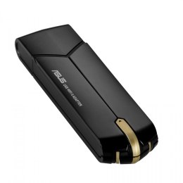 Asus AX1800 Wireless Dual-band USB client card USB-AX56 802.11ax, Antenna type 2xExternal, 1 x USB 3.1, 1 x USB 2.0