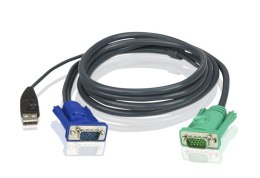 Aten 2L-5202U 1.8M USB KVM Cable with 3 in 1 SPHD