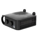 Adler Heater AD 7725b Fan heater, 2000 W, Number of power levels 2, Black