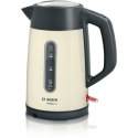 Bosch Kettle TWK4P437 Electric, 2400 W, 1.7 L, Stainless steel, Beige