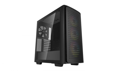 Deepcool MID TOWER CASE CK560 Side window, Black, Mid-Tower, Power supply included No