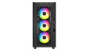 Deepcool MID TOWER CASE CK560 Side window, Black, Mid-Tower, Power supply included No