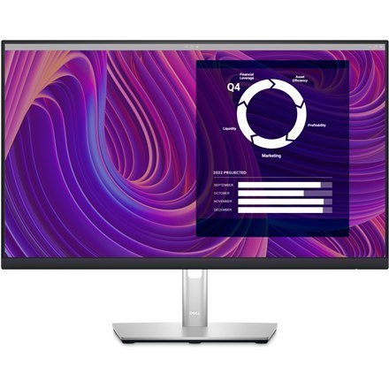 Dell Monitor P2423D 23.8 ", IPS, QHD, 2560 x 1440, 16:9, 5 ms, 300 cd/m², Black, 60 Hz, HDMI ports quantity 1