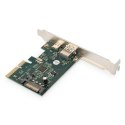 DIGITUS PCIe card, USB-C 3.1 Gen 2, 10Gpbs, USB-A 3.1