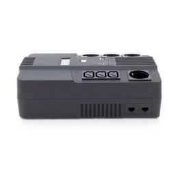 Digitus All-in-One UPS, 600VA/360W, LED 12V/7Ah x1, 4x CEE 7/7,3x IEC C13, USB, RJ45