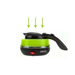 Czajnik Elektryczny Camry Kettle CR 1265 Foldable, Silicon, Green, 750 W, 0.5 L