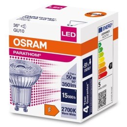 Osram Parathom Reflector LED 50 non-dim 36° 4,3W/827 GU10 bulb