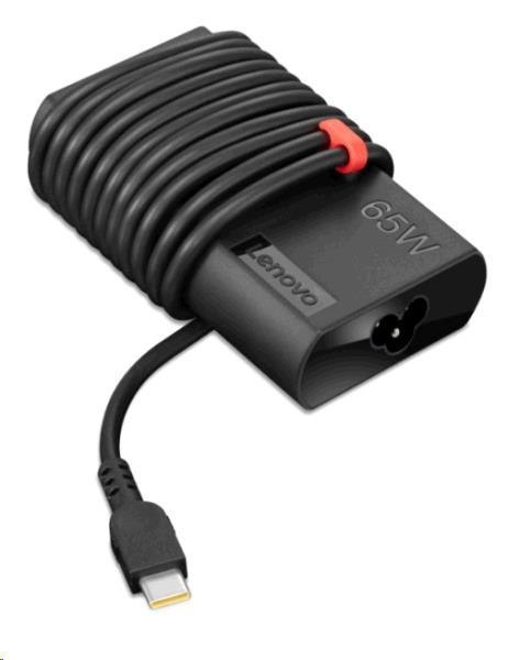 Lenovo ThinkPad 65W Slim AC Adapter, USB Type-C