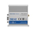 Teltonika TRB142 LTE RS232 Gateway, LTE Cat 1 up to 10 Mbps, ARM Cortex-A7 1.2 GHz CPU