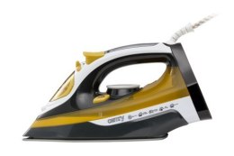 Camry Iron CR 5029 Steam Iron, 2400 W, Continuous steam 40 g/min, Steam boost performance 70 g/min, White/Black/Gold