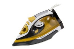 Camry Iron CR 5029 Steam Iron, 2400 W, Continuous steam 40 g/min, Steam boost performance 70 g/min, White/Black/Gold