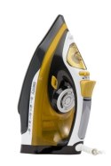 Camry Iron CR 5029 Steam Iron, 2400 W, Continuous steam 40 g/min, Steam boost performance 70 g/min, White/Black/Gold