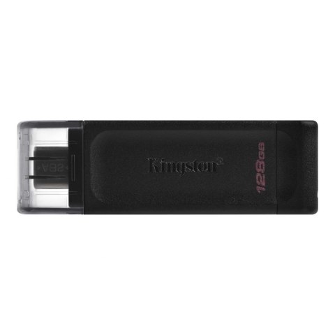 Kingston USB Flash Drive DataTraveler 70 128 GB, USB 3.2 Gen 1 Type-C, Black