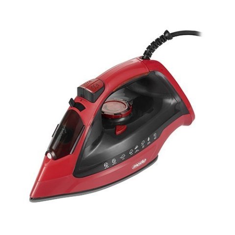 Mesko Iron MS 5031 Steam Iron, 2400 W, Continuous steam 40 g/min, Steam boost performance 70 g/min, Red/Black