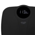 Adler Bathroom Scale AD 8172b Maximum weight (capacity) 180 kg, Accuracy 100 g, Body Mass Index (BMI) measuring, Black