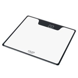 Adler Bathroom Scale AD 8174w Maximum weight (capacity) 180 kg, Accuracy 100 g, White