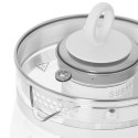 Adler Kettle AD 1299 Electric, 2200 W, 1.5 L, Glass/Stainless steel, 360° rotational base, White