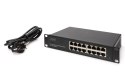 Digitus 16-port Gigabit Ethernet Switch DN-80115 10/100/1000 Mbps (RJ-45), Unmanaged, Rack mountable, Power supply type Internal