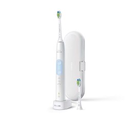 Philips Sonicare ProtectiveClean 5100 Electric Toothbrush HX6859/29 Cordless, Number of brush heads included 2, White/Light Blue