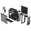 Fractal Design Meshify 2 Lite RGB TG Light Tint Black, E-ATX, Power supply included No