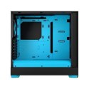 Fractal Design Pop Air RGB Cyan Core TG Clear Tint, ATX, mATX, Mini ITX, Power supply included No