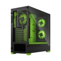 Fractal Design Pop Air RGB Green Core TG Clear Tint, ATX, mATX, Mini ITX, Power supply included No