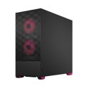 Fractal Design Pop Air RGB Magenta Core TG Clear Tint, ATX, mATX, Mini ITX, Power supply included No