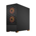 Fractal Design Pop Air RGB Orange Core TG Clear Tint, ATX, mATX, Mini ITX, Power supply included No