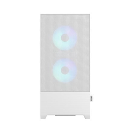 Fractal Design Pop Air RGB White TG Clear Tint, ATX, mATX, Mini ITX, Power supply included No Fractal Design Pop Air RGB White TG Clear Tint, ATX, mATX, Mini ITX, Power supply included No